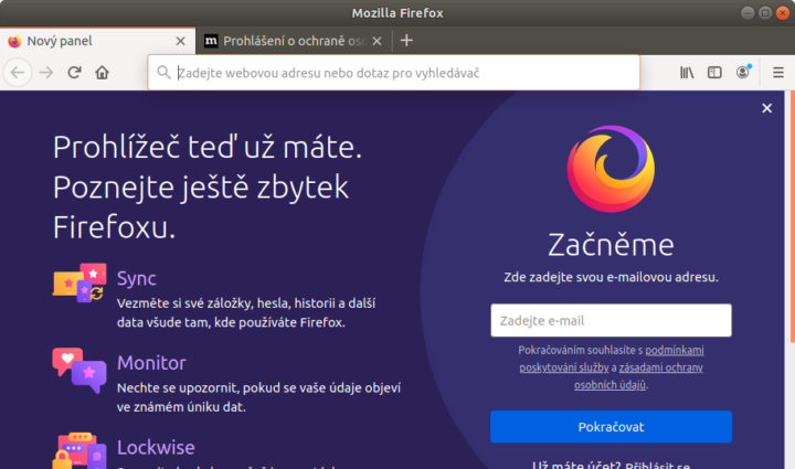 Jak ve Firefoxu zrušit zvýrazňování adresního řádku?